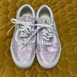 Vans Pink Glitter Sneakers